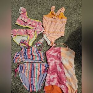Size 10 girls swimsuits- lot of 4